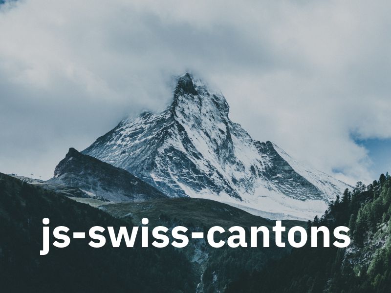 Image representing the js-swiss-cantons project