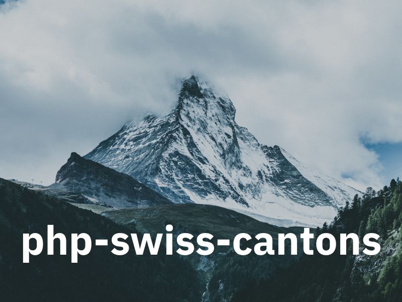 Image representing the php-swiss-cantons project